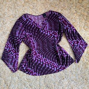 70s Inspired Polka Dot Blouse